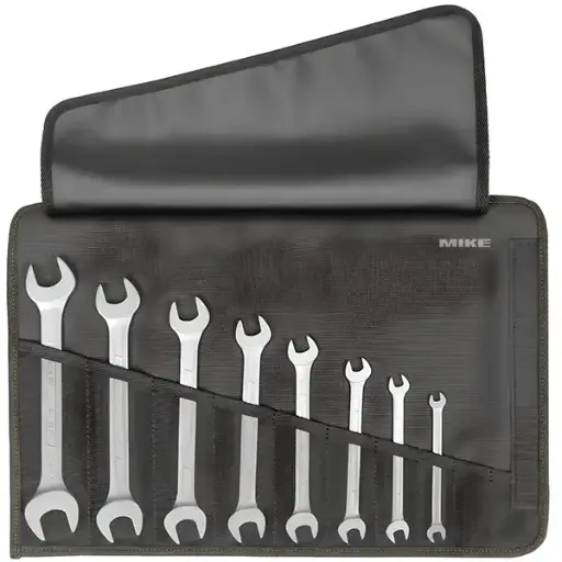 Bộ cờ lê 2 đầu miệng ELORA 100-S8 bản kỷ niệm 100 năm, Chrome Vanadium, Made in Germany